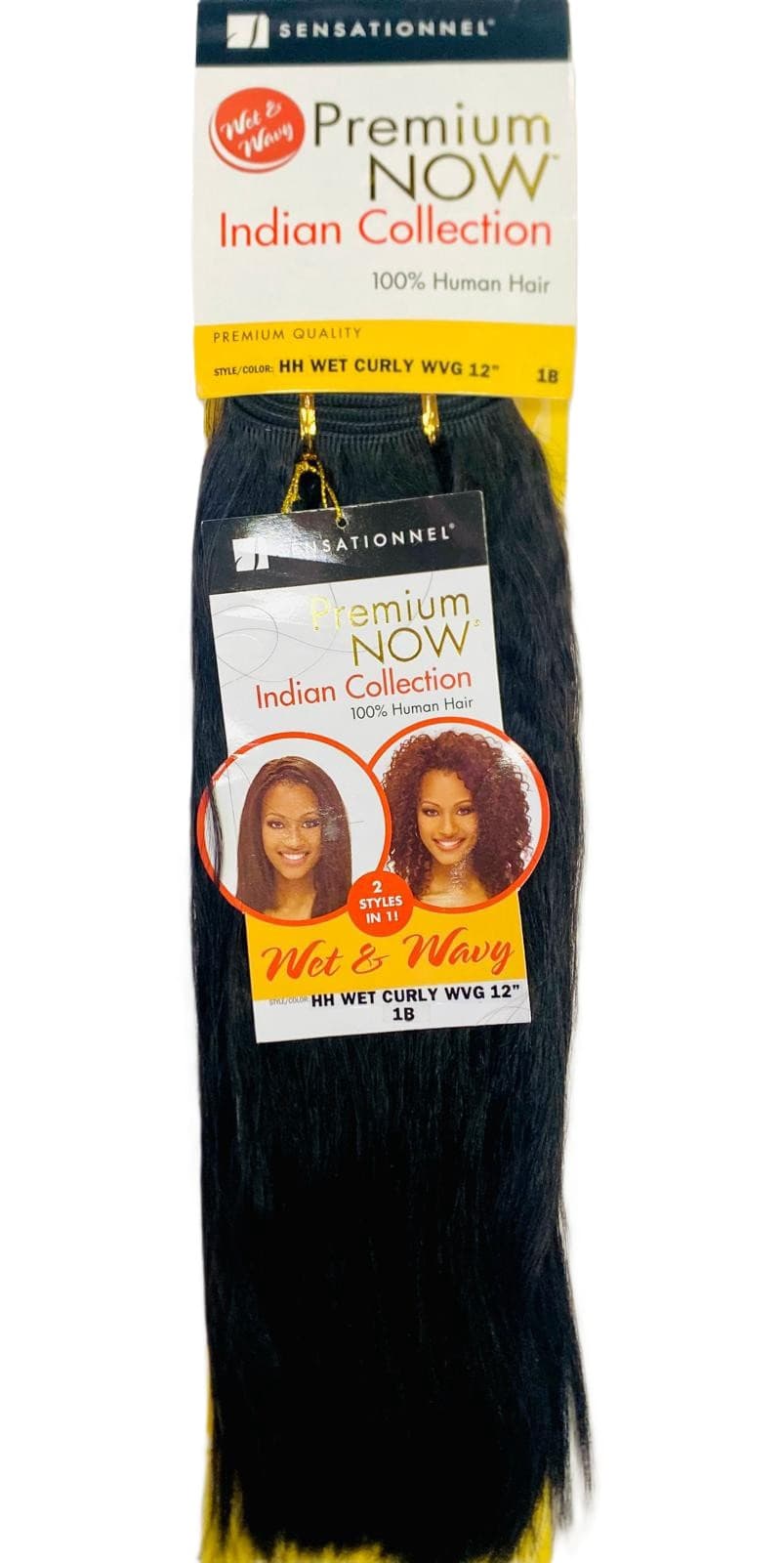PREMIUM NOW 100% HUMAN HAIR WET CURLY WVG 4