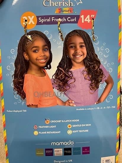 CHERISH JUNIOR 3X SPIRAL FRENCH CURL 14"