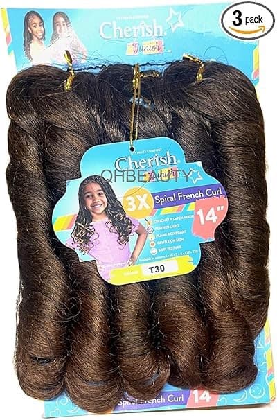 CHERISH JUNIOR 3X SPIRAL FRENCH CURL 14" 3