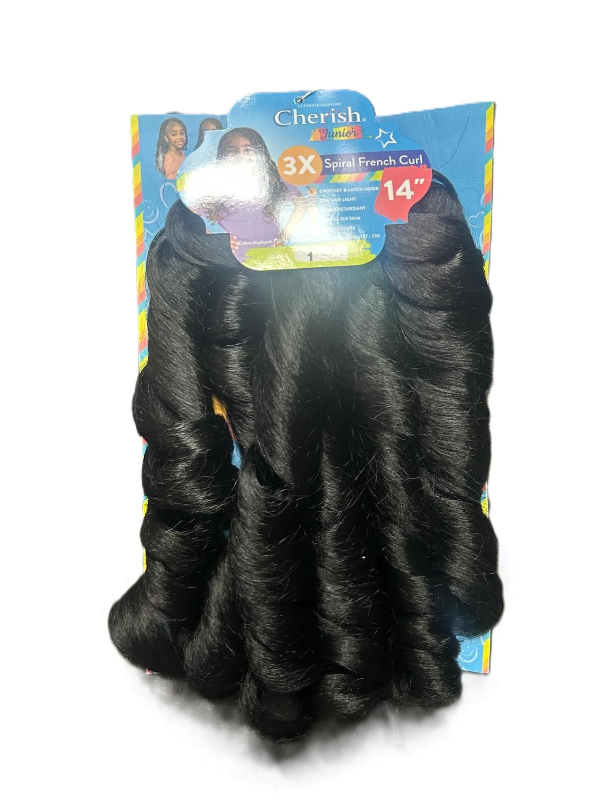 CHERISH JUNIOR 3X SPIRAL FRENCH CURL 14" 6