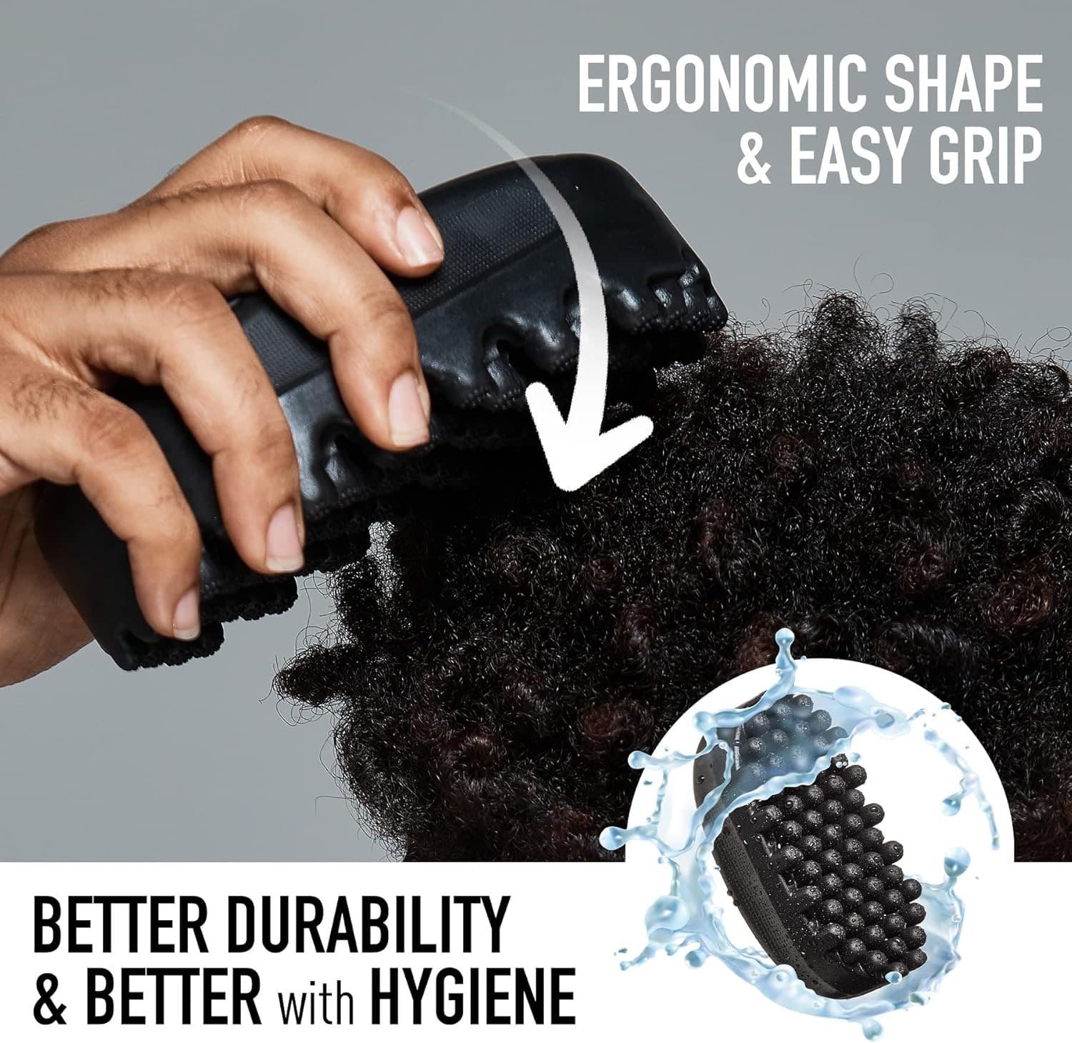 Red by Kiss Bow Wow X Twist King Luxury Twist Styler Washable and Durable Twist Brush for Afro Curl (Mini) 3