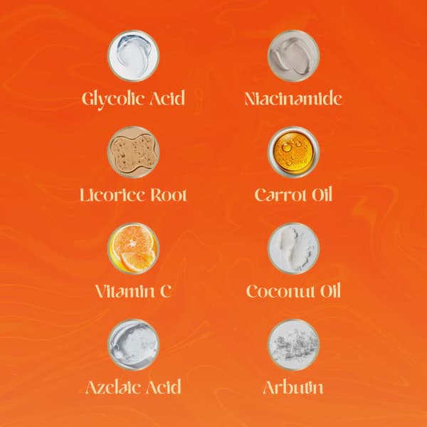 MELANIQUE GLOW BRILLIANT BRIGHT EXFOLIATING BODY  WASH GEL DOUCHE 2