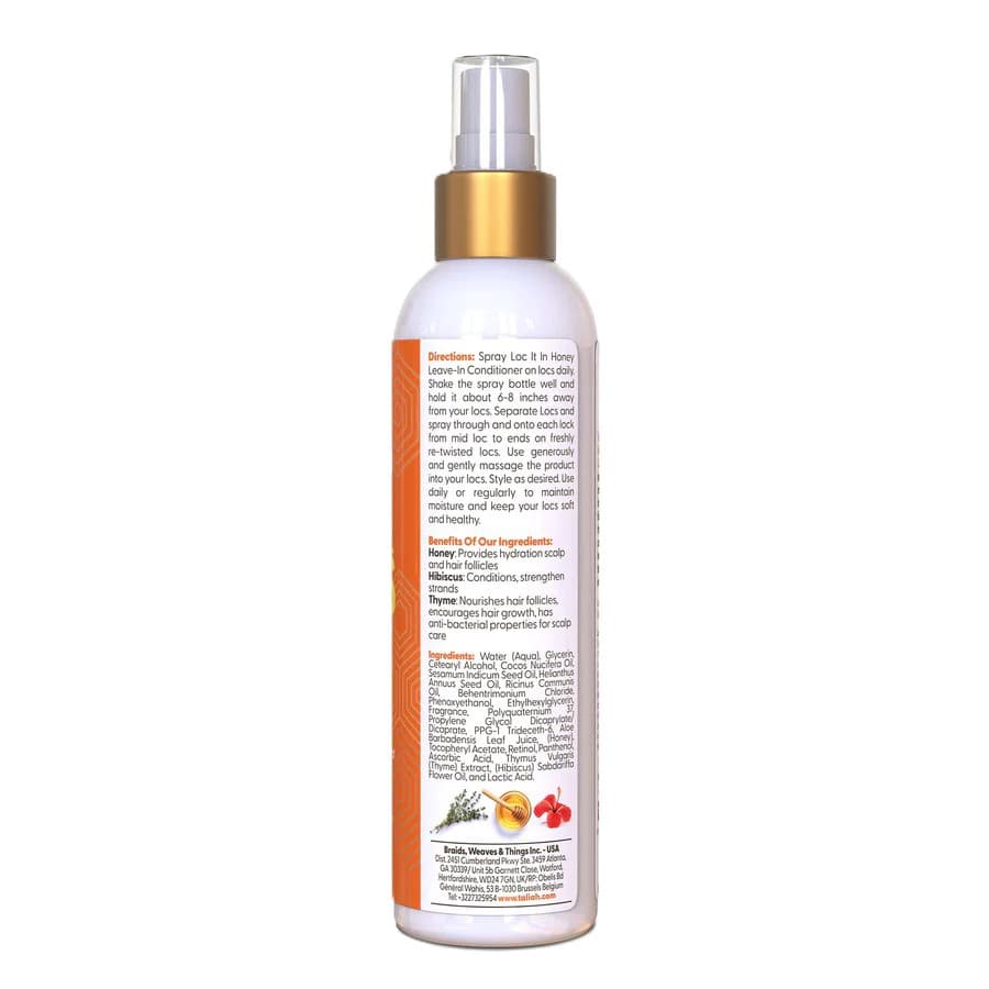 Taliah Waajid Love My Locs Loc It In Honey Leave-In Conditioner 8 oz 3