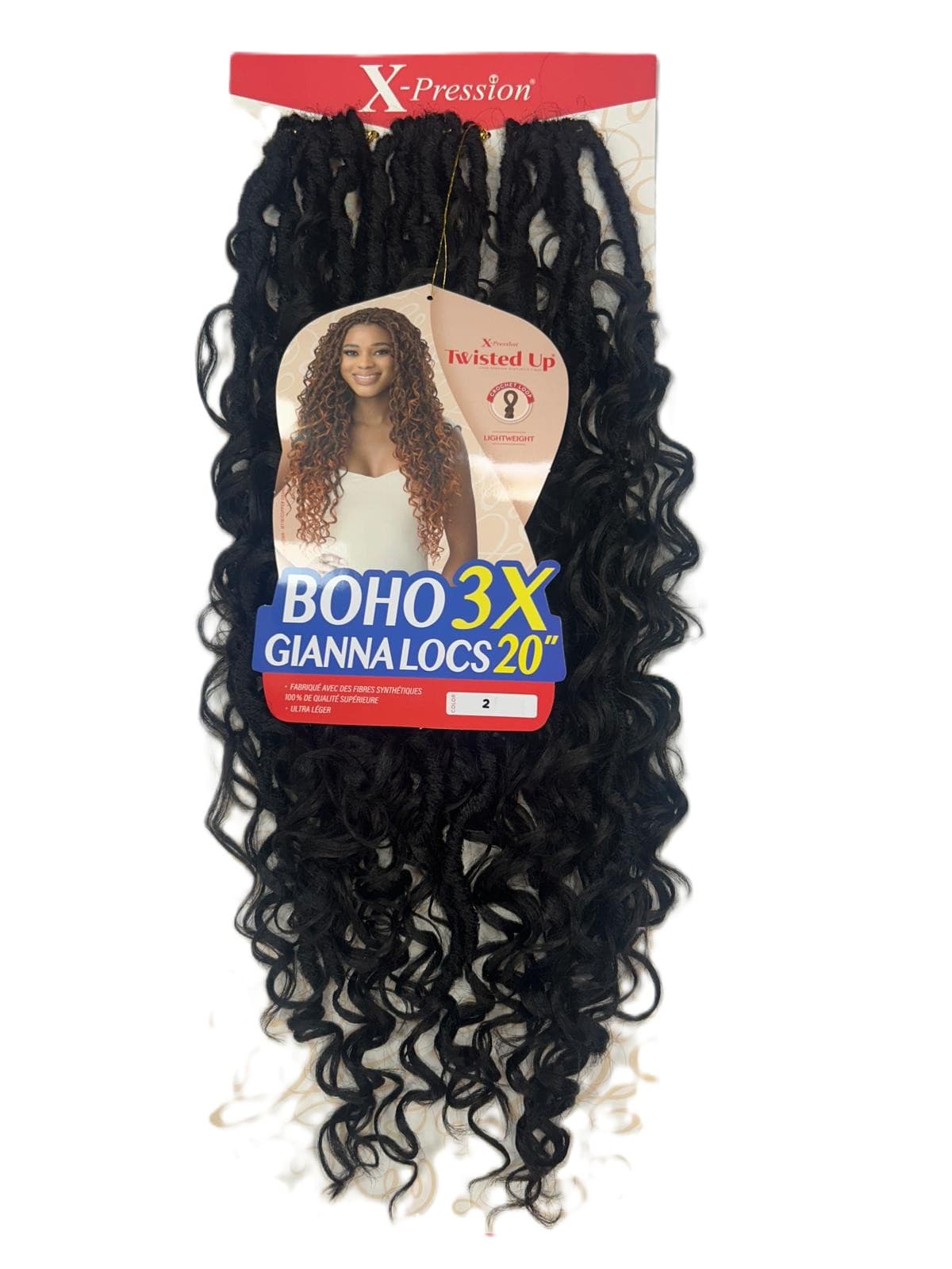 OUTRE X-TWISTED UP BOHO 3X GIANNA LOCS 20" 6