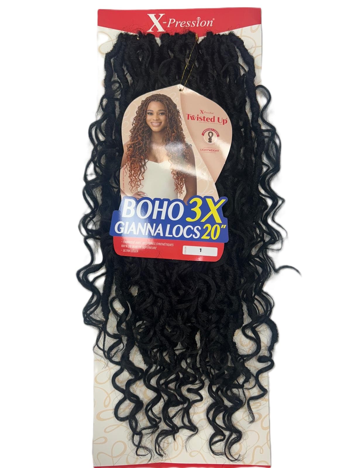 OUTRE X-TWISTED UP BOHO 3X GIANNA LOCS 20" 3