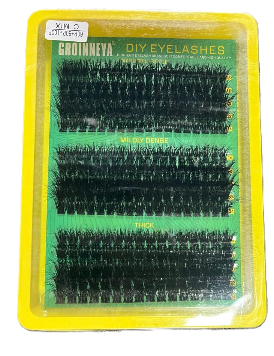 Aglory cluster fluffed eye lashes 10