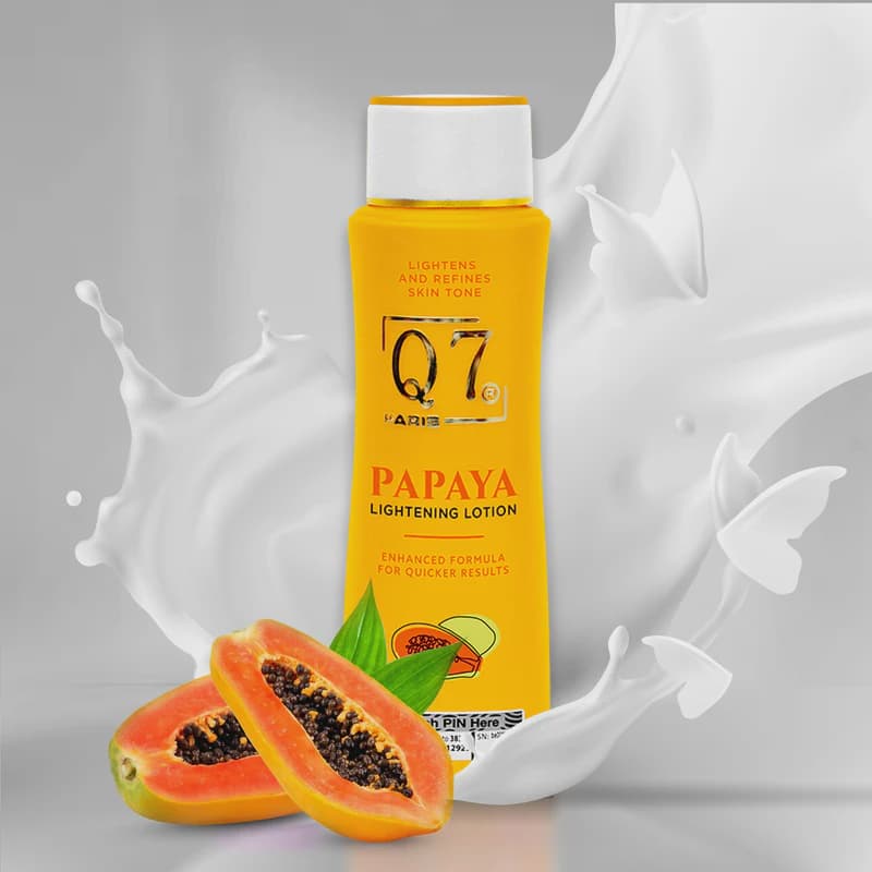Q7Paris Papaya Lightening Lotion – 300ml 2