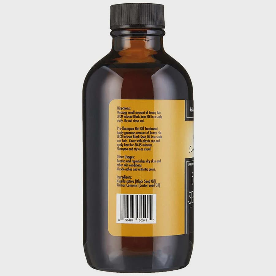 SUNNY ISLE JAMAICA BLACK CASTOR OIL WITH BLACK SEED OIL 4oz 3