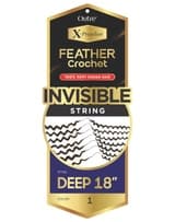 OUTRE X-PRESSION FEATHER CROCHET DEEP CURL 100% HUMAN HAIR 3