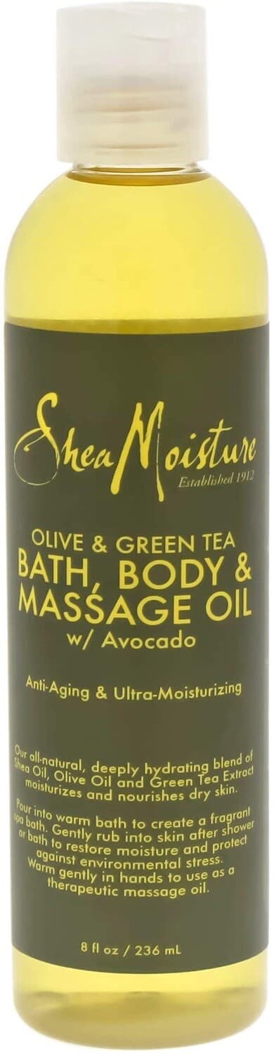 Shea Moisture Olive & Green Tea Bath, Body & Massage Oil