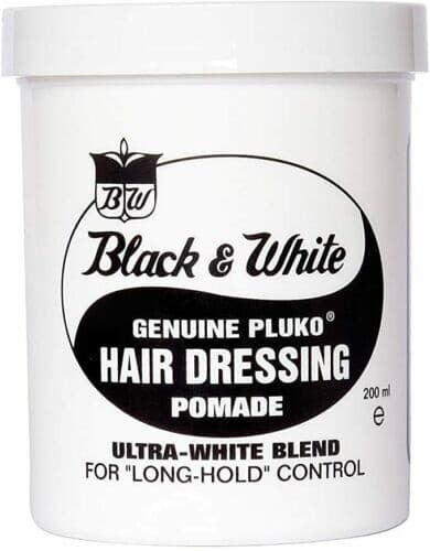 Black & White Classic - Genuine Pluko Hair Dressing Pomade