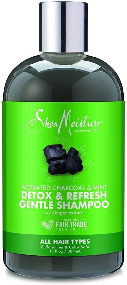 Shea Moisture Activated Charcoal & Mint Detox & Refresh Gentle Shampoo