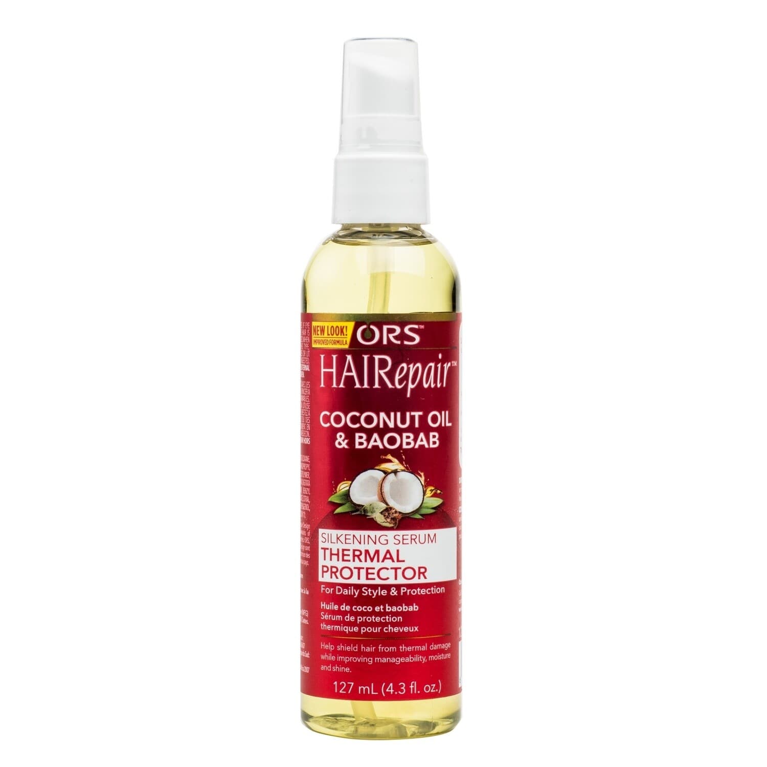 ORS HAIRepair Coconut Oil & Baobab Silkening Serum Thermal Protector