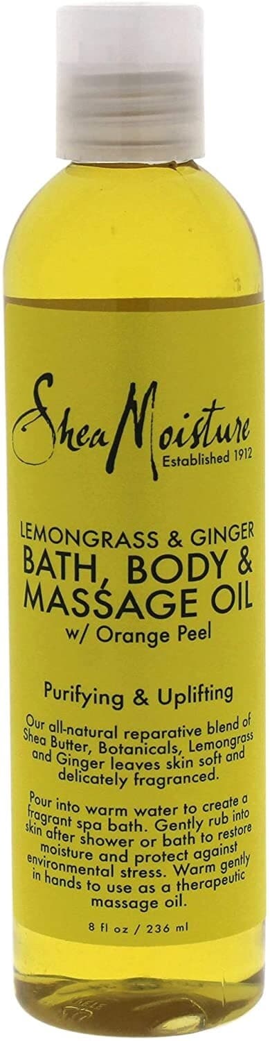Shea Moisture Lemongrass & Ginger Bath, Body & Massage Oil