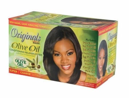 Organics By Africa's Best Olive Oil Conditioning Relaxer System Super/Coarse