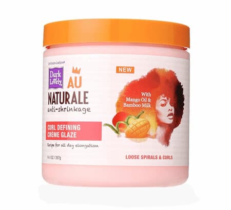 Dark and Lovely Au Naturale Anti- Shrinkage Curl Defining Crème Glaze