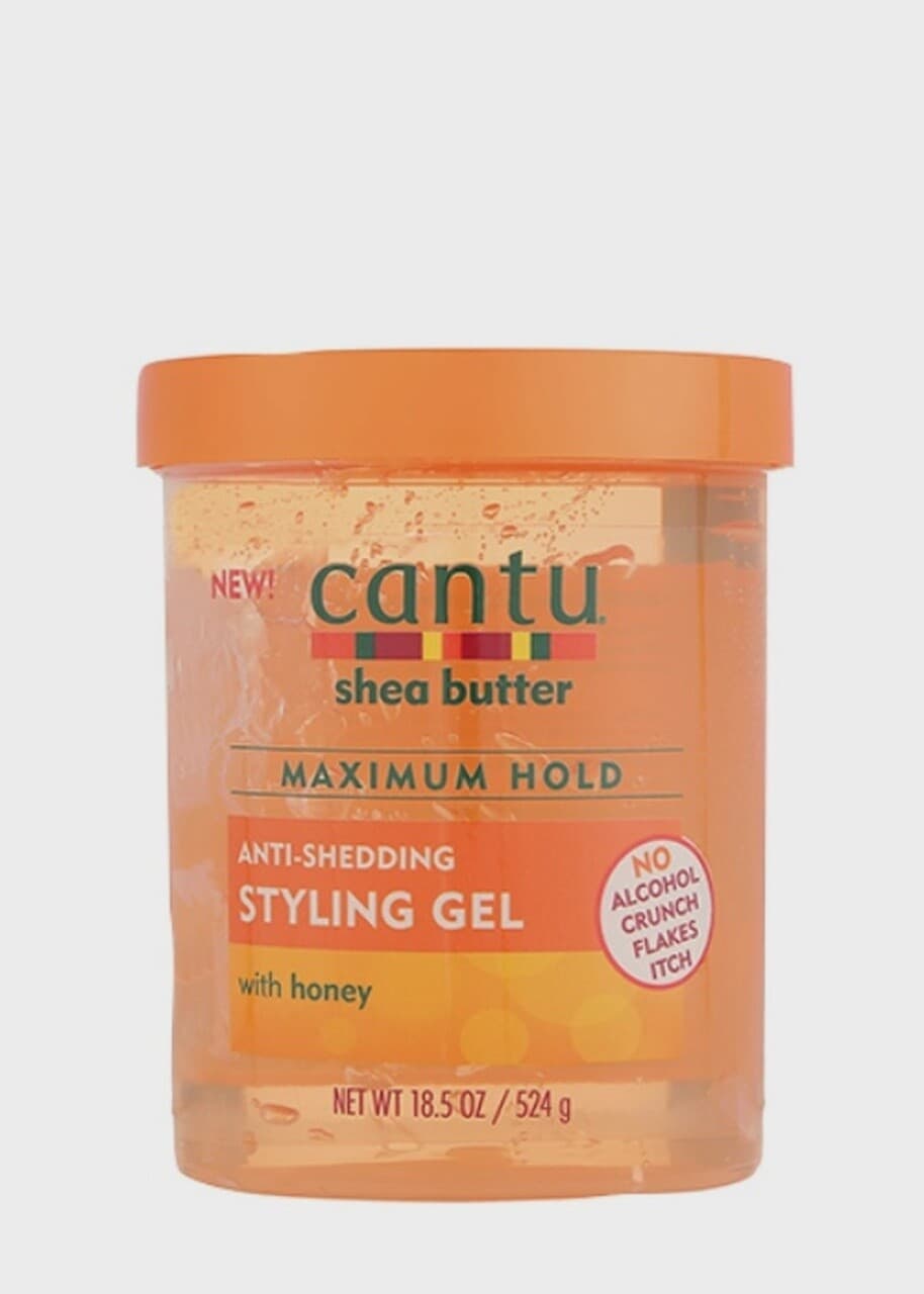 Cantu Shea Butter Maximum Hold Anti- Shedding Styling Gel with Honey