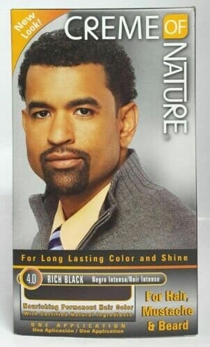 Creme of Nature Rich Black -For Hair,Mustache & Beard