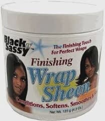Black n' Sassy Finishing Wrap Sheen