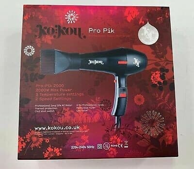 Kokou Pro Pik Professional Salon Hair Dryer Turbo 2000W Max Power