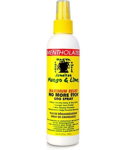Jamaican Mango & Lime Maximum Relief Mentholated No More Itch Gro Spray