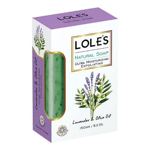 Lole's Natural Soap Ultra Moisturizing & Exfoliating Lavender & Olive Oil