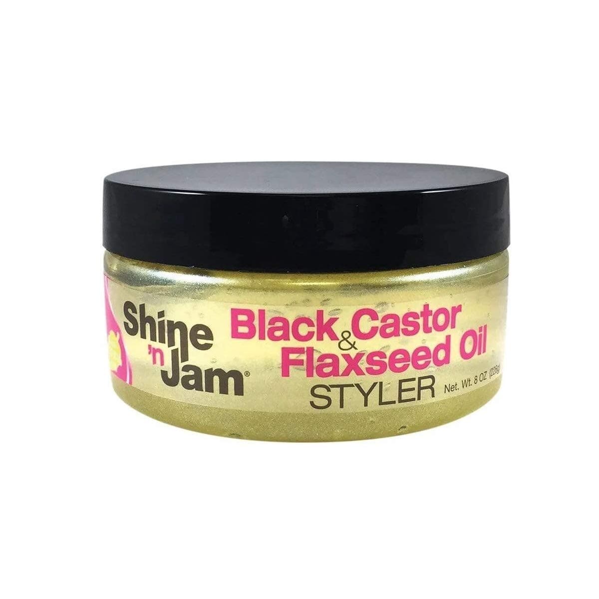 Shine 'n Jam Black Castor & Flaxseed Oil Styler Firm Hold