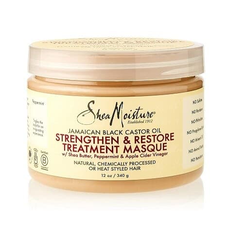 Shea Moisture Jamaican Black Castor Oil Strengthen & Restore Treatment Masque