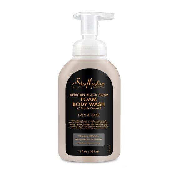 Shea Moisture African Black Soap Foam Body Wash