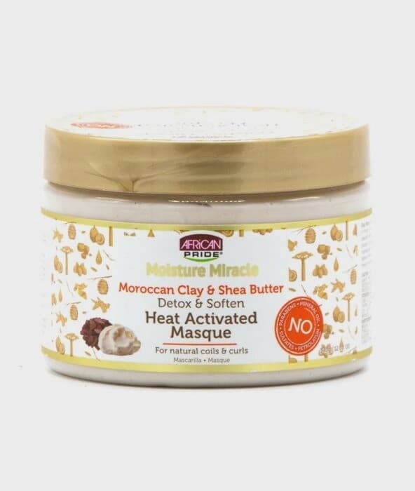 Moisture Miracle Moroccan Clay & Shea Butter Detox & Soften Heat Activated Masque