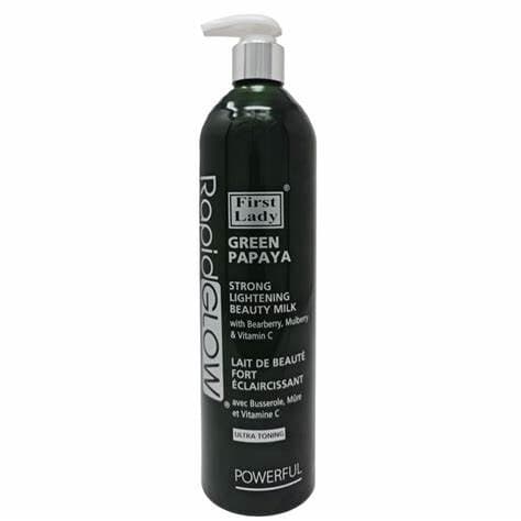 First Lady Rapidglow Green Papaya- Strong Lightening Beauty Milk - Powerful