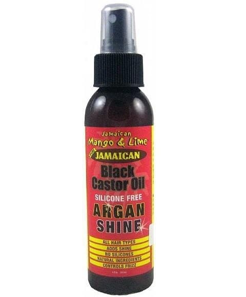 Jamaican Mango & Lime Pure Jamaican Black Castor Oil Argan Shine