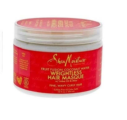 Shea Moisture Fruit Fusion Coconut Water Weightless Hair Masque