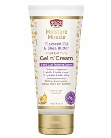 Moisture Miracle Flaxseed Oil & Shea Butter Curl Defining Gel n' Cream