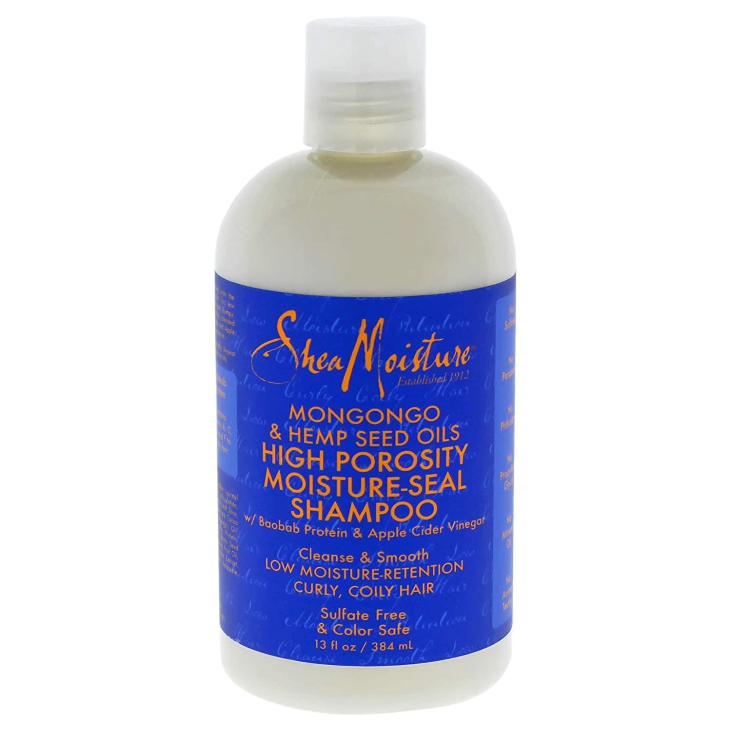 Shea Moisture Mongongo & Hemp Seed Oils High Porosity Moisture-Seal Shampoo