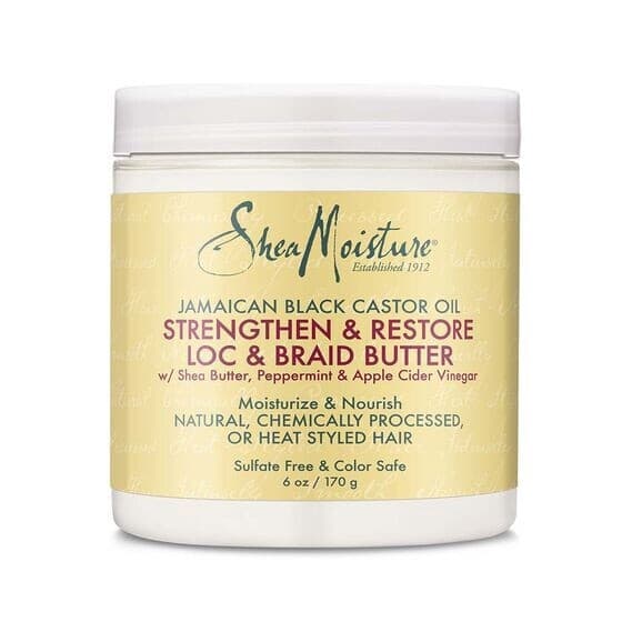 Shea Moisture Jamaican Black Castor Oil Strengthen & Restore Loc & Braid Butter