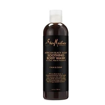 Shea Moisture African Black Soap Soothing Body Wash/New/577ml