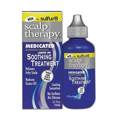 Sulfur 8 Scalp Therapy Medicated Dandruff Control Leave-in Soothing Treatment