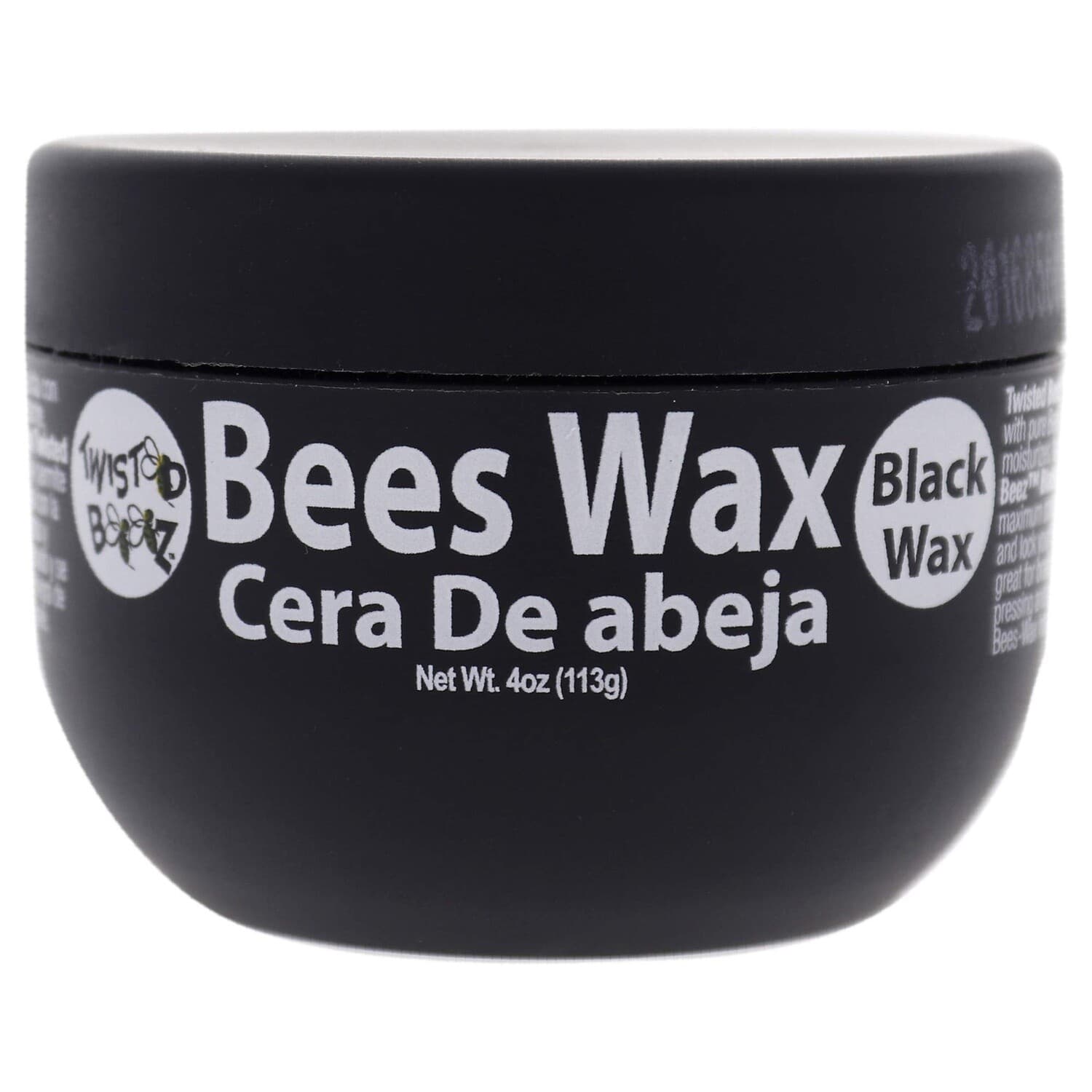Twisted Beez Black Wax Locking Wax Black Maximum Hold