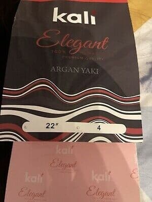 KALI ELEGANT 100" HUMAN HAIR ARGAN YAKI