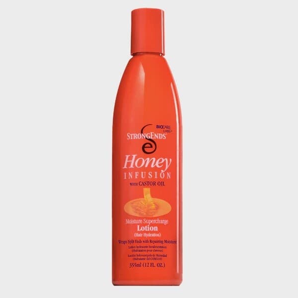 StrongEnds Honey Infusion with Castor Oil Moisture Supercharge Lotion