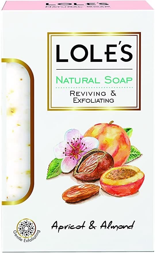 Lole's Natural Soap Reviving & Exfoliating with Apricot & Almond