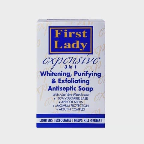 First Lady Expensive 3in1 Whitening, Purifying & Exfoliating Anticeptic Soap