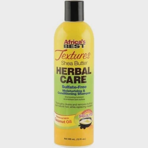 Shea Butter Textures Herbal Care Sulfate-Free Moisturizing & Conditioning Shampoo