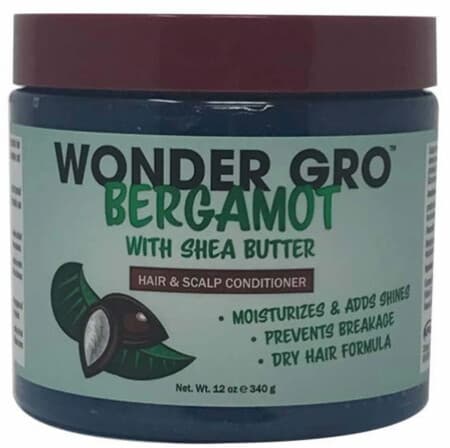 wonder gro bergamot with shea buter hair& scalp conditioner 12oz