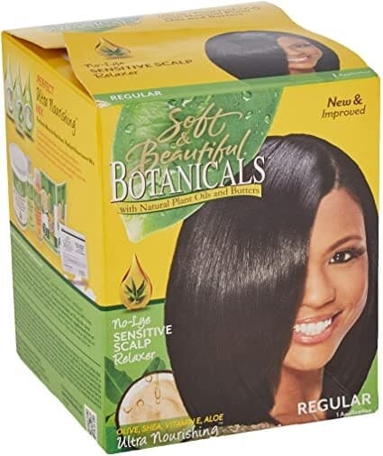 At One With Nature Sensitive Scalp Relaxer - Regular