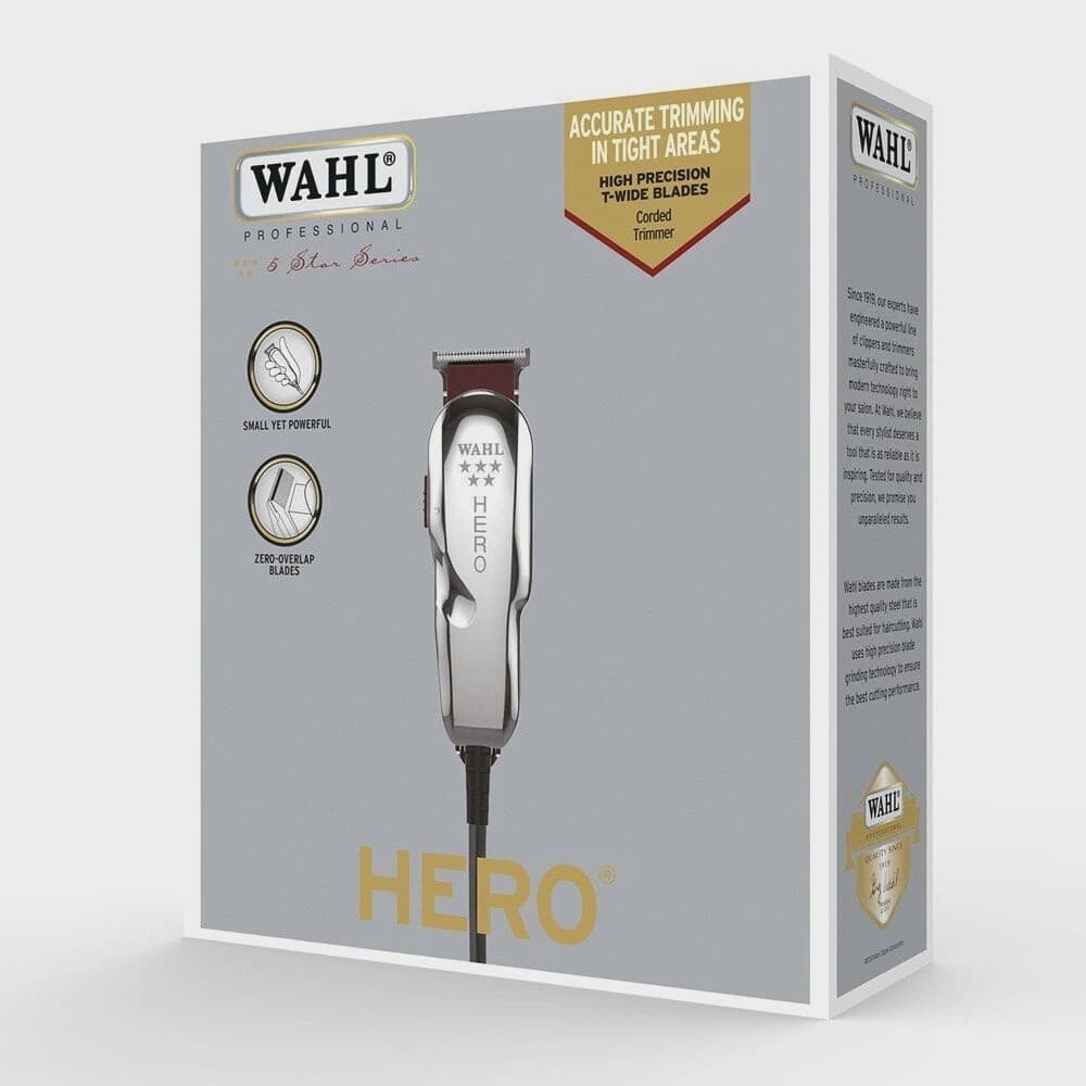 WAHL 5 Star Series Hero. Accurate Trimming In tight Areas. Corded Trimmer
