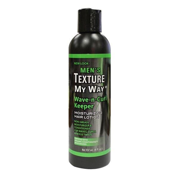 Texture My Way Men's Wave-n-Curl Keeper Moisturizing Hair Lotion