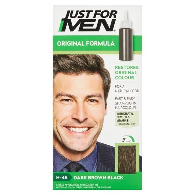 Just For Men Dark Brown Black Hair Colour Original Formula