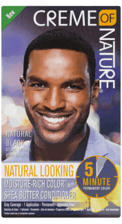 CREME OF NATURE MEN'S 5 MINUTE DARK BROWN